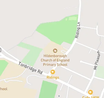 map for Hildenborough Church of England Primary School