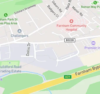 map for Campus & Co Farnham