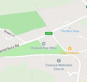 map for Challock Post Office