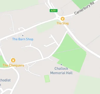 map for Challock Village Hall