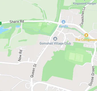 map for Gomshall Village Sports and Social Club