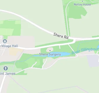 map for Shere Surgery/Dispensary