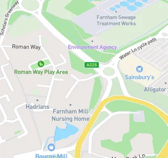 map for Farnham Mill Nursing Home