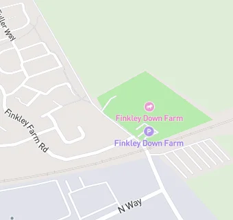 map for Finkley Down Farm Park