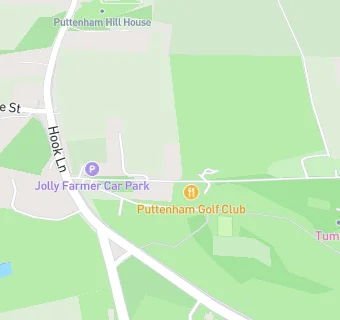 map for Puttenham Golf Club