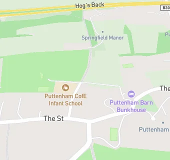 map for Twelve15 at Puttenham Church of England Infant School