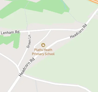 map for Caterlink At Platts Heath County Primary School