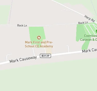 map for Mark First and Pre-School CE Academy