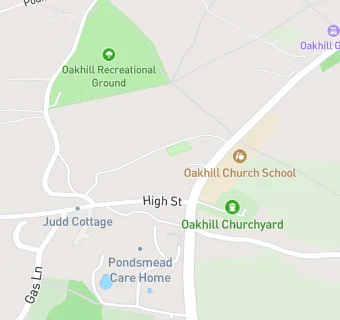 map for Oakhill Church School and Nursery