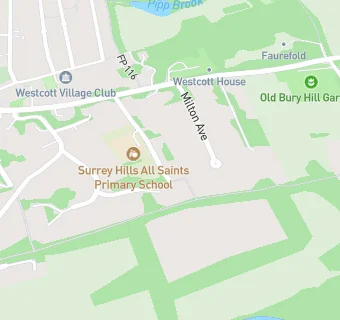 map for Surrey Hills All Saints Primary School