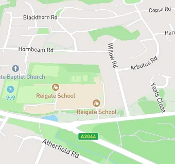 map for Reigate School