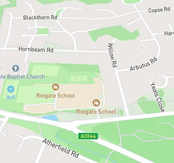 map for Twelve15 At Reigate School