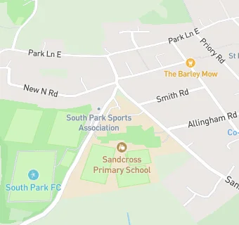 map for Sandcross Primary School