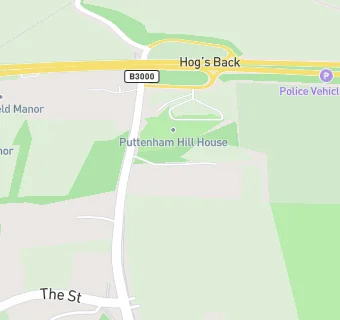 map for Puttenham Hill House