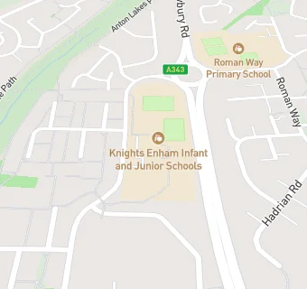 map for Knight's Enham Junior School