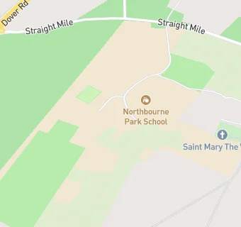 map for Northbourne Park School