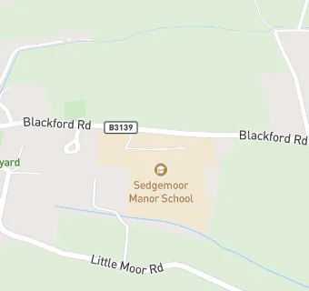 map for Sedgemoor Manor School