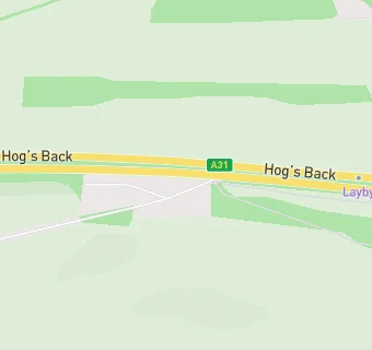 map for Hogs Back Cafe