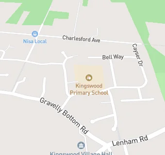 map for Kingswood Primary School