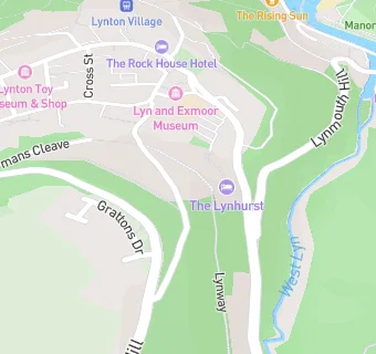 map for Highcliffe House Lynton