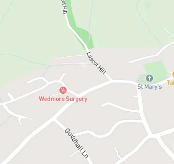 map for Wedmore Surgery