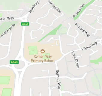 map for Roman Way Primary School