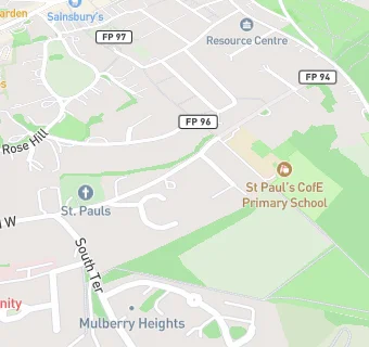 map for Twelve15 at St Paul's C of E Primary School