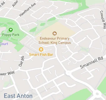 map for Finkley East Anton Nursery