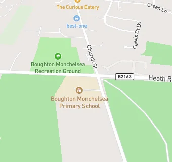 map for Boughton Monchelsea Primary School