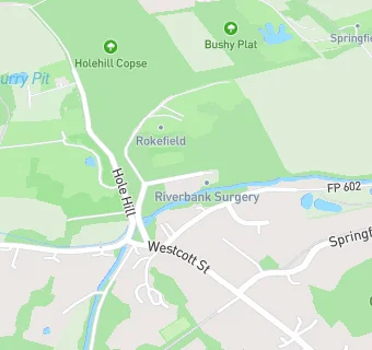 map for Riverbank Surgery