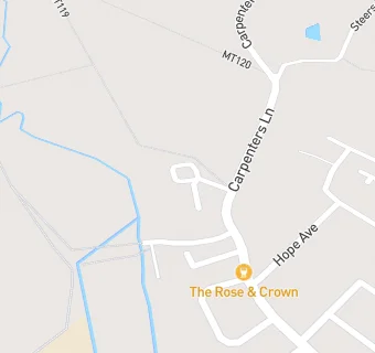 map for Rose And Crown