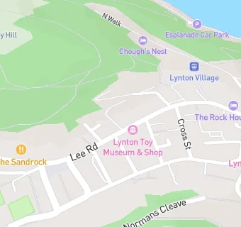 map for Southcliffe Bed & Breakfast, Lynton