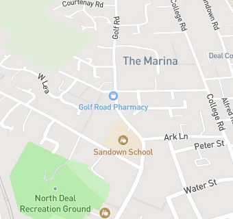 map for Sandown School