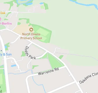 map for Twelve15 at North Downs Primary School Brockham