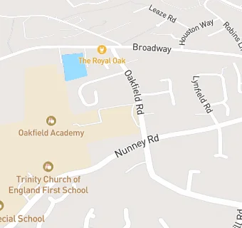 map for Oakfield School