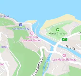 map for The Lyn Valley Hotel