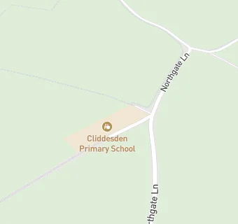 map for Cliddesden Primary School