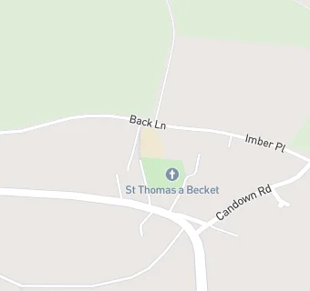 map for St Thomas à Becket Church of England Aided Primary School