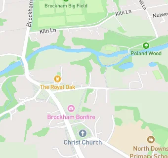 map for Brockham Green Nursery