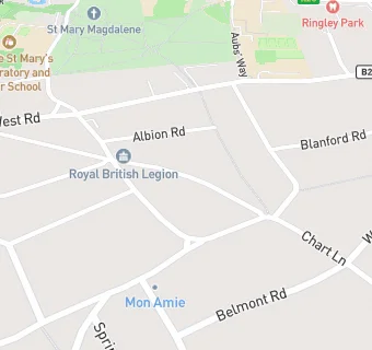 map for Reigate Ex Service And Social Club