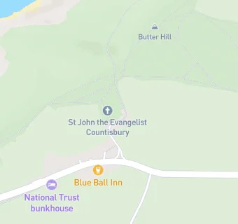 map for The Blue Ball Inn