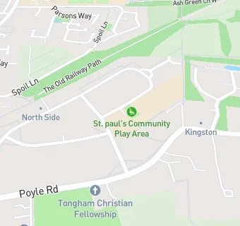 map for St Paul's CofE Infant School