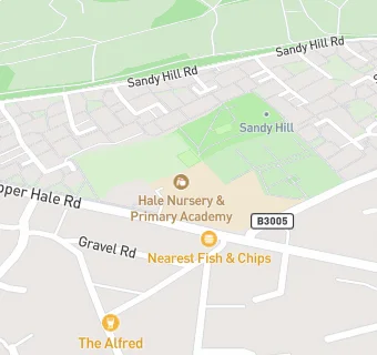 map for Hale First School