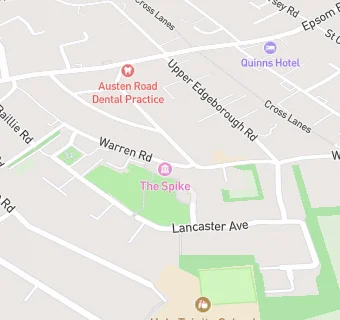 map for St Luke's Surgery