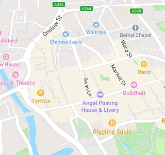 map for Pret A Manger