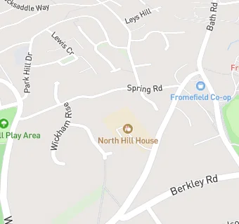 map for North Hill House