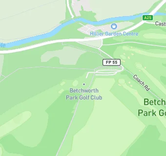 map for Betchworth Park Golf Club