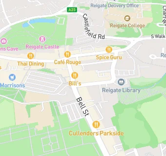 map for Wagamama