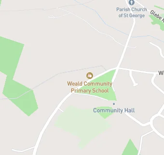 map for Weald Community Primary School