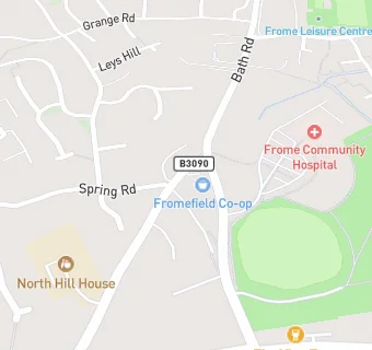 map for Fromefield Surgery